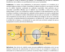 Ventajas y desventajas de la turbidimetría