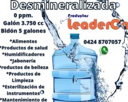 Ventajas y desventajas de agua desmineralizada