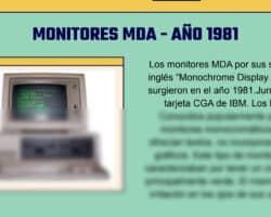 Ventajas y desventajas del monitor MDA.